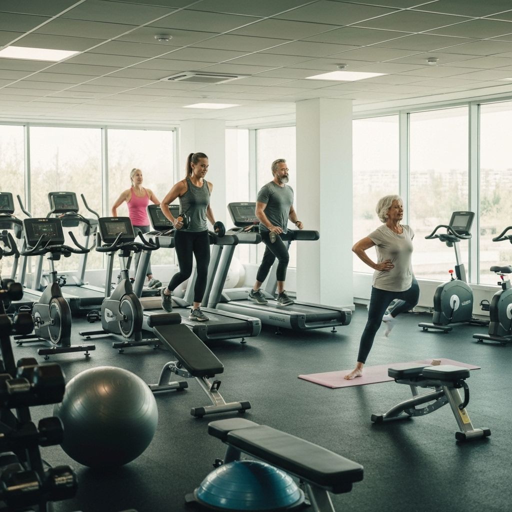 Fitness center and gym services
