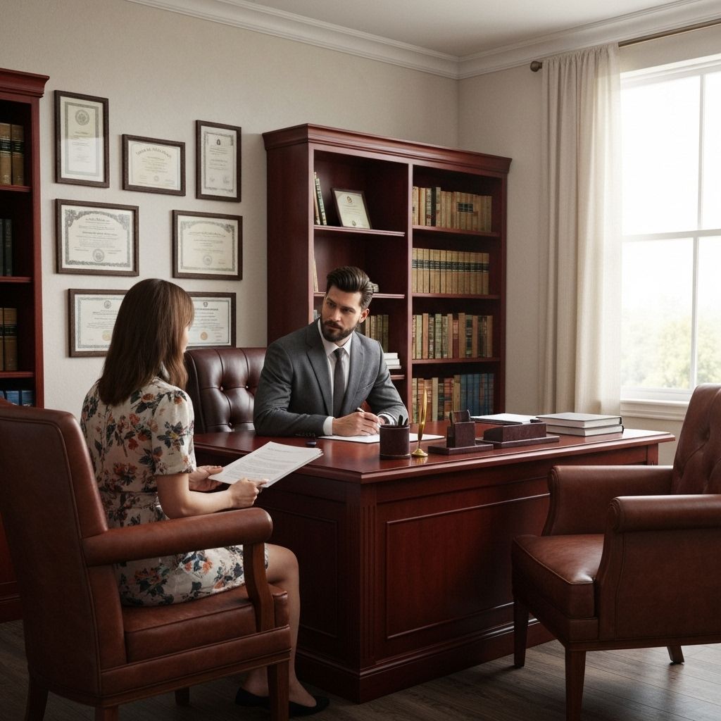 Professional legal services and consultation